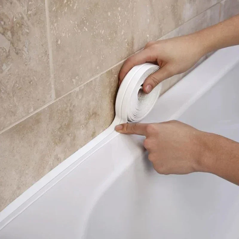 Commercial Kitchen Wall - 1 ロールコーキングテープ防水 PVC シールテープキッチンカウンタートップシンク浴槽浴室シャワートイレと床の壁のステッカー
