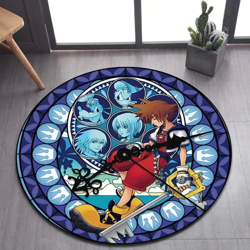 Commercial Kitchen Mats - キングダムハーツ漫画パターンエリアラグラウンドフロアマットリビングルームカーペット浴室キッチン敷物玄関マットノンスリップフロアマット
