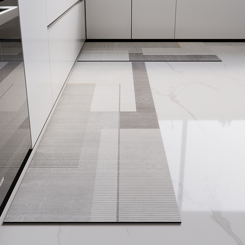 Commercial Kitchen Mats - キッチン用ラグ フロアマット ランナー ロングカーペット PVC 防水
