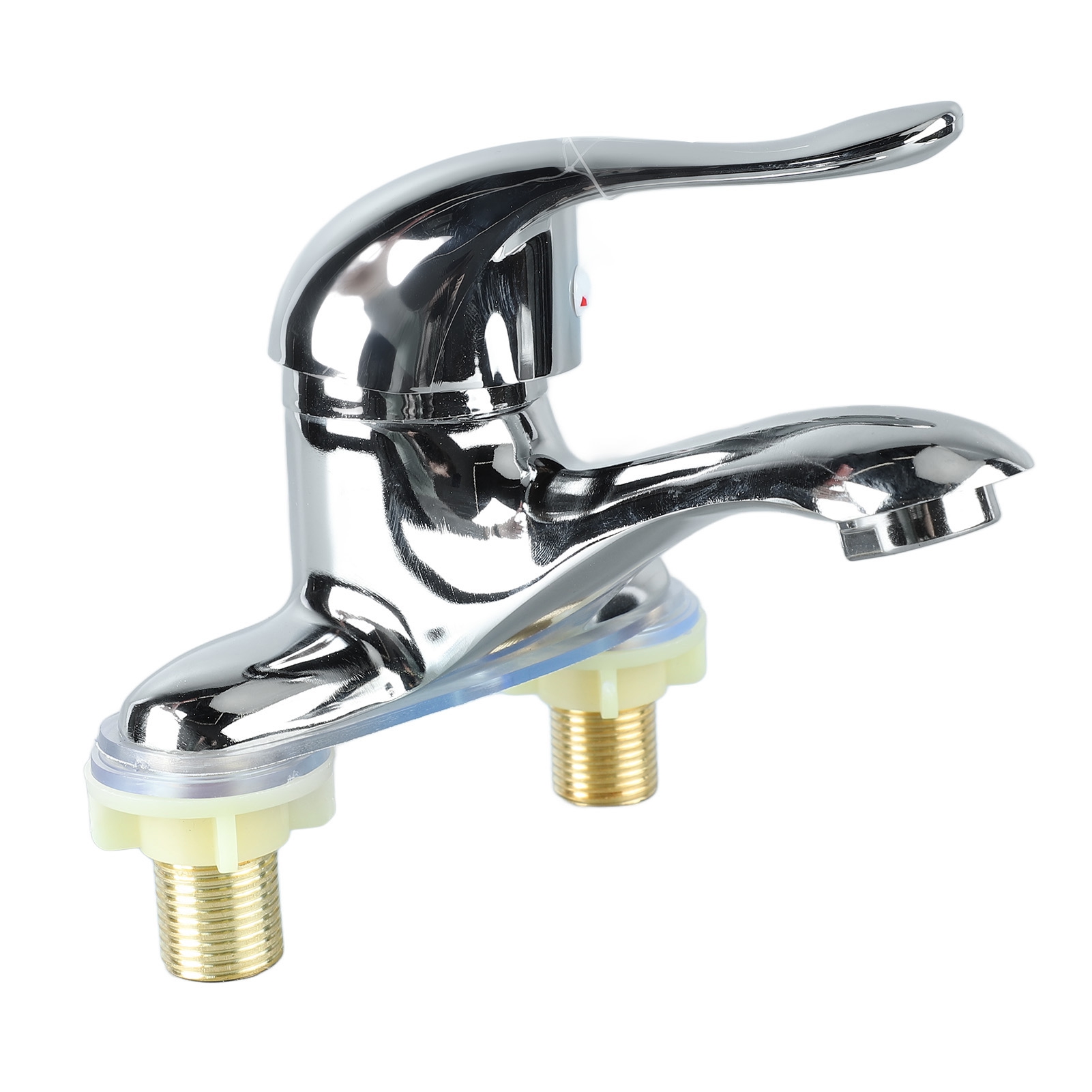 Commercial Kitchen Faucet - 亜鉛合金製シンク水栓、漏れ防止キッチン/バスルーム水栓、2穴シングルハンドル温冷水混合栓、家庭/ホテル用