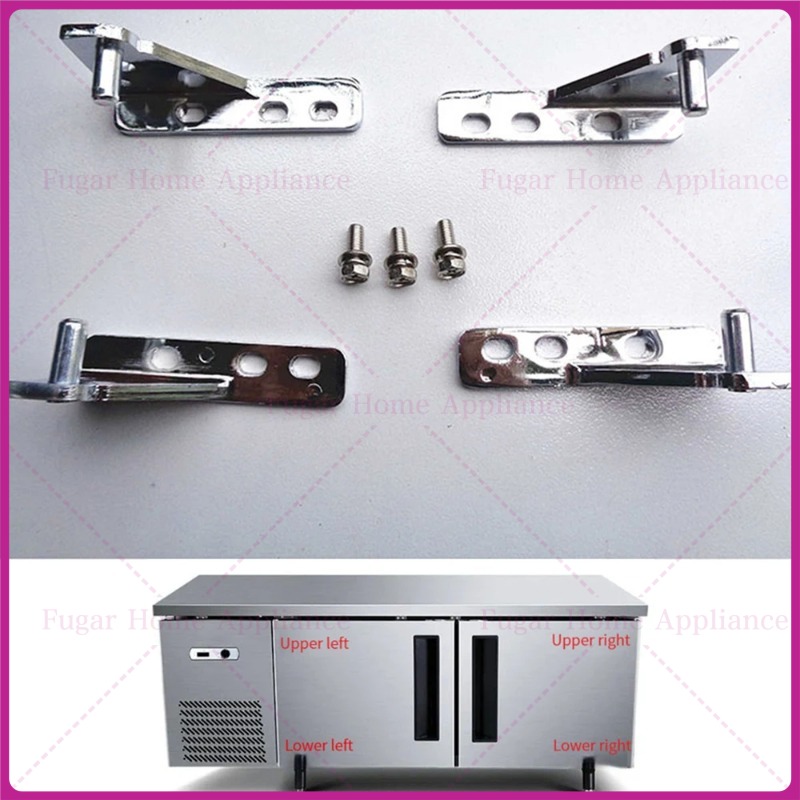 Commercial Kitchen Accessories - ホイールベース35mm 冷蔵庫ヒンジ 業務用厨房アクセサリー 冷凍庫交換用 冷蔵庫ドアヒンジ 冷蔵庫ヒンジセット