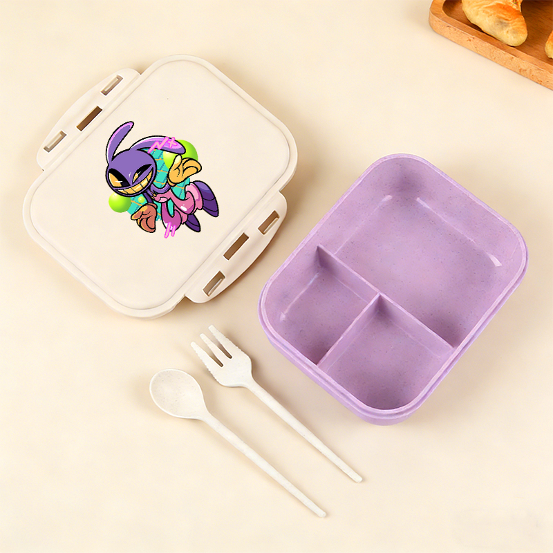 Commercial Kitchen Organization - アニメアメージングデジタルサーカスランチボックスポータブル弁当箱学生用品食品収納ケース単層容量誕生日ギフト
