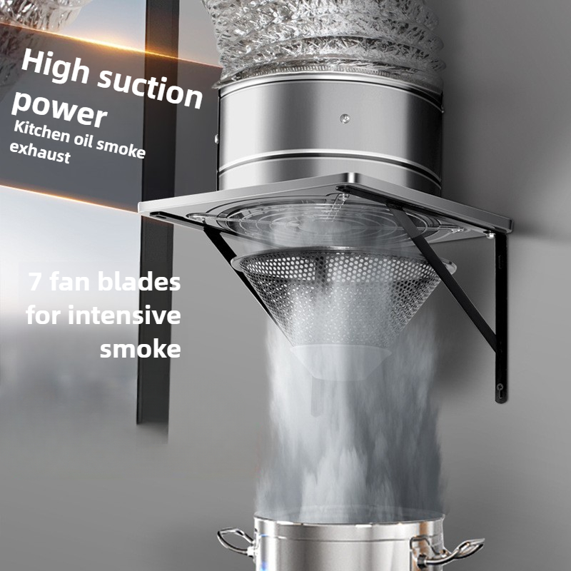 Commercial Kitchen Vent - 排気換気ファン、高速送風機、窓と壁の排気ファン、バスルームとキッチン、トイレの排気口、6 