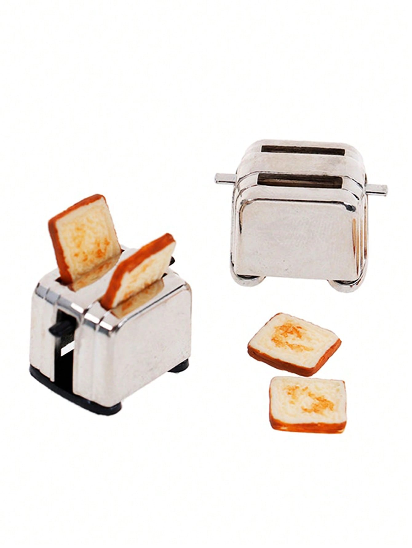1:12 ドールハウスミニチュアトースター、家の装飾用ミニシ - Commercial Kitchen Setup のレビューと価格