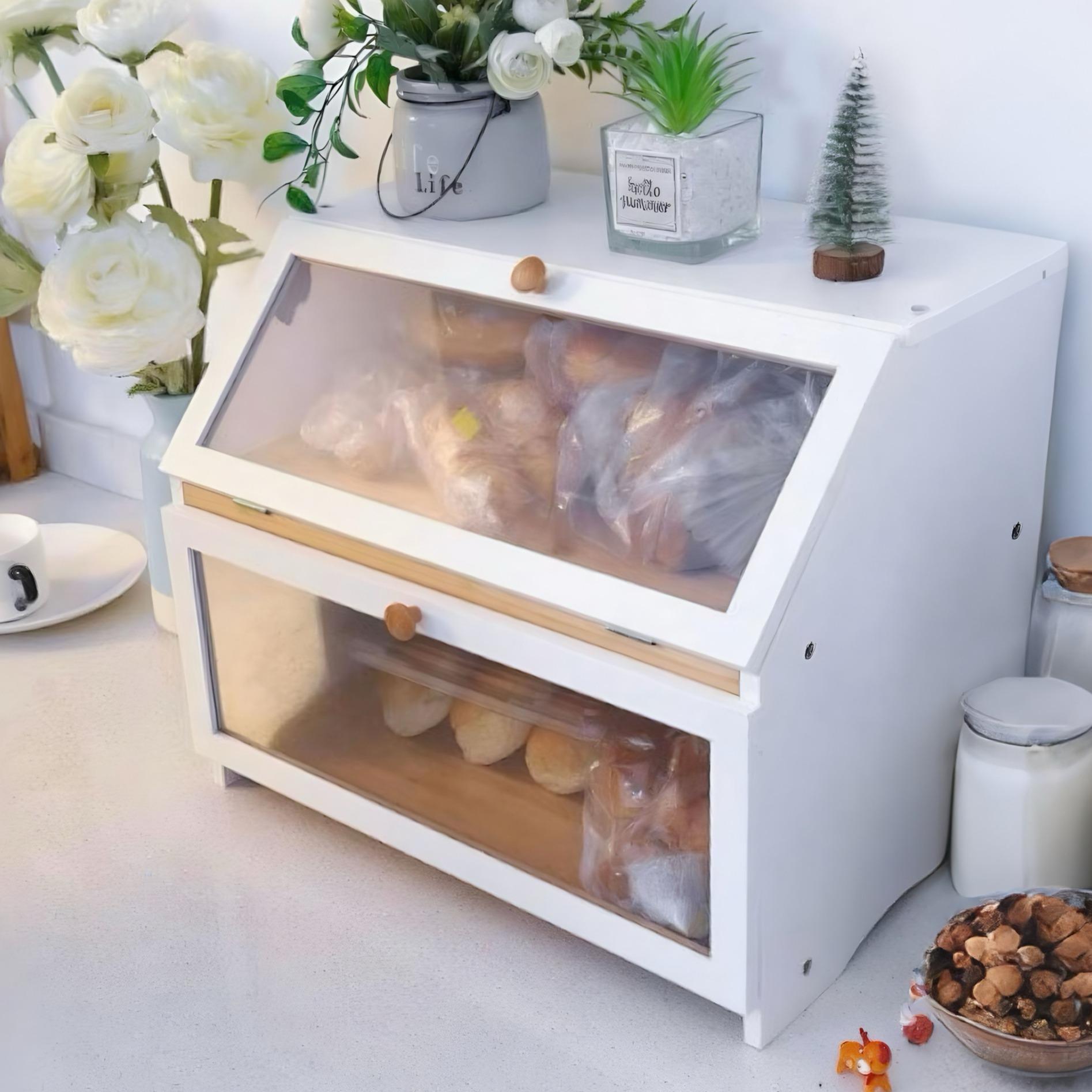 HOMEKOKO キッチンカウンター用二層式ブレッドボックス - Commercial Kitchen Organization のレビューと価格