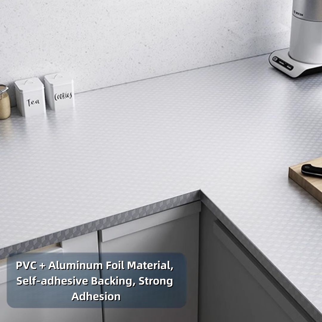 アルミホイルキッチンストーブステッカー、耐油防水耐火耐熱カウ - Commercial Kitchen Wall のレビューと価格