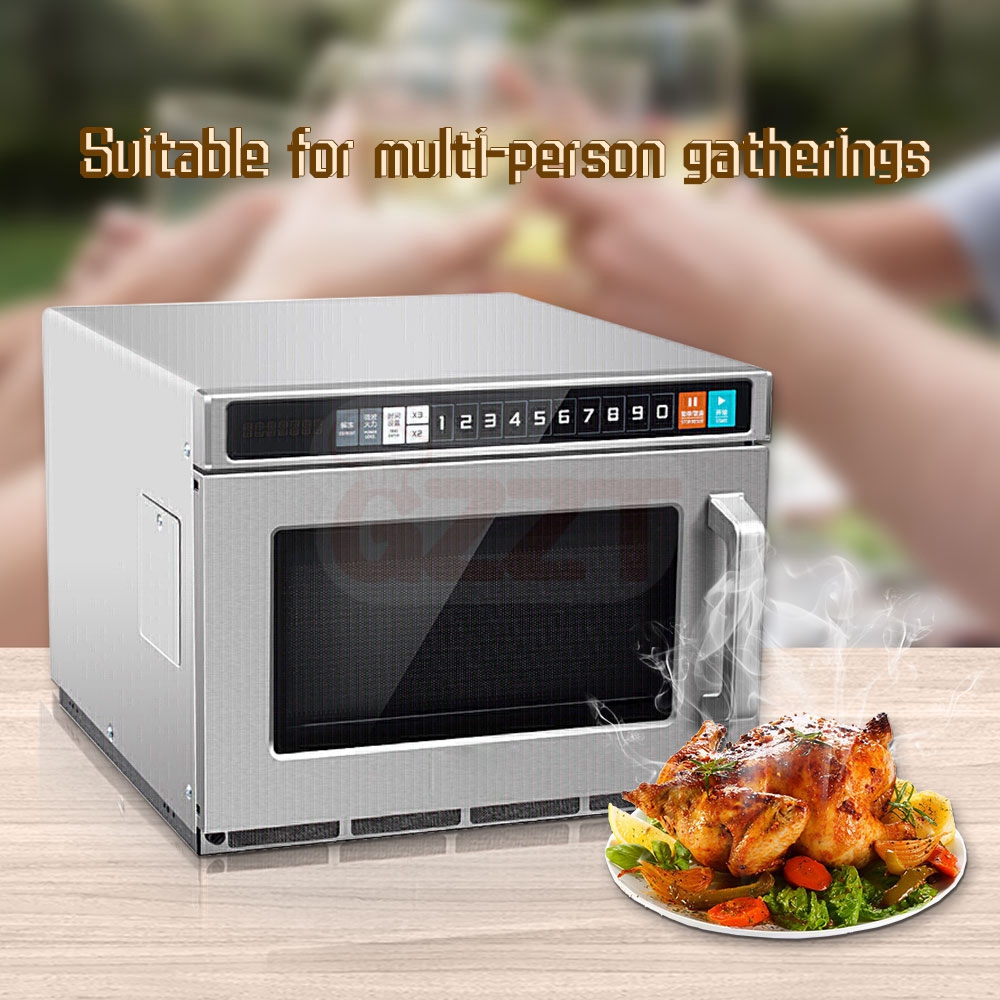 17L大容量304ステンレス製業務用電子レンジカウンタートッ - Commercial Kitchen Microwave のレビューと価格