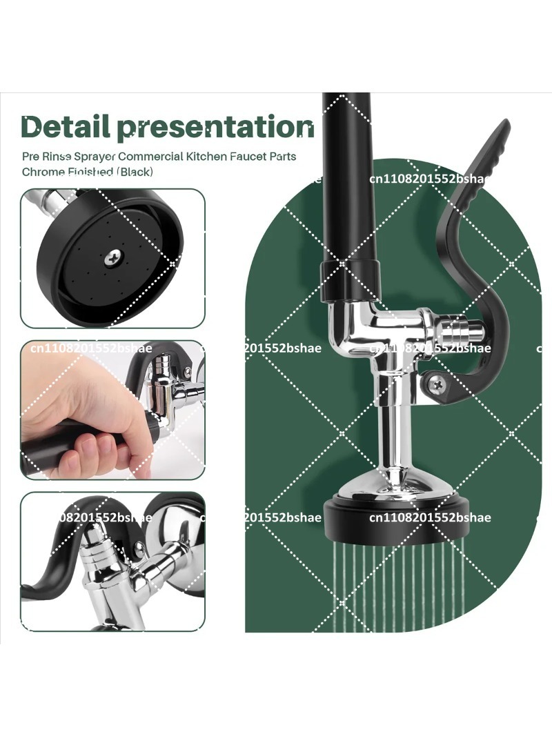 業務用厨房プレリンススプレーヤー蛇口部品交換 - Commercial Kitchen Faucet のレビューと価格