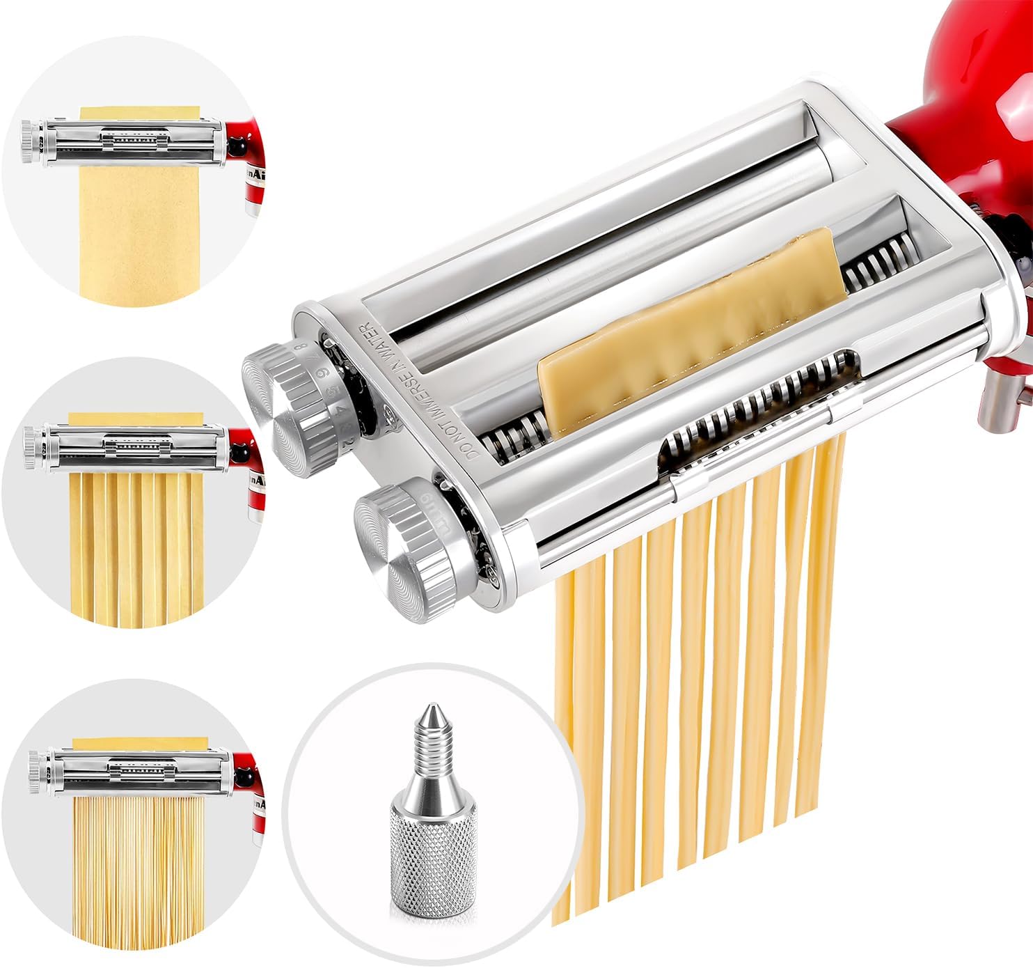 キッチンエイドミキサー3-in-1パスタローラーカッターアタ - Commercial Kitchen Accessories のレビューと価格