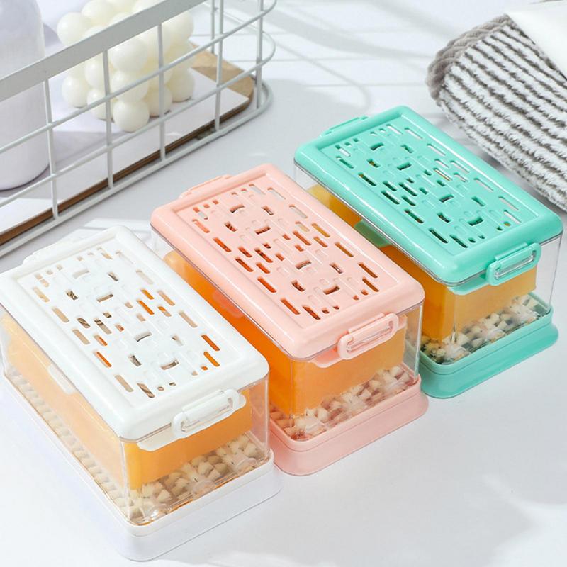 ふた付き透明石鹸収納ケース、石鹸水切り、皿ホルダー、ランドリ - Commercial Kitchen Accessories のレビューと価格
