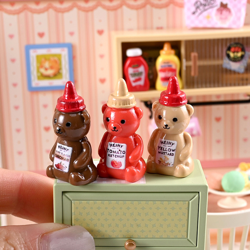 10 個 1/12 ドールハウス模擬リトルベアジャムボトルド - Commercial Kitchen Setup のレビューと価格