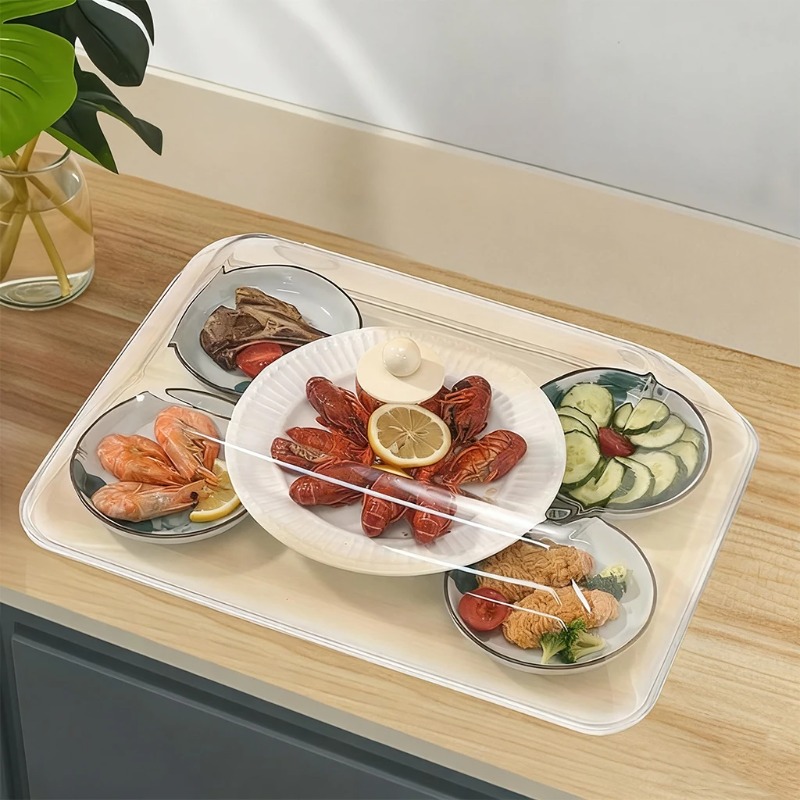 WORTHBUY 再利用可能なプラスチック製食品カバー クリ - Commercial Kitchen Organization のレビューと価格