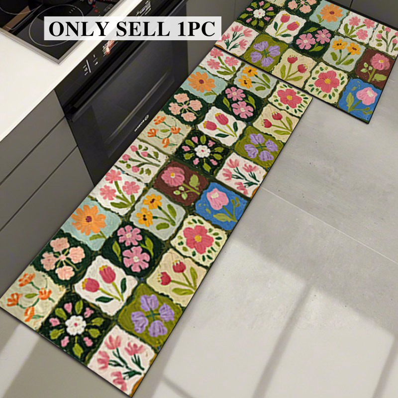 キッチンラグ Pvc 防水レザーカーペットロングノンスリップ - Commercial Kitchen Mats のレビューと価格