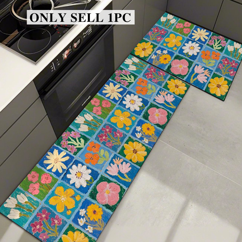 キッチンラグ Pvc 防水レザーカーペットロングノンスリップ - Commercial Kitchen Mats のレビューと価格