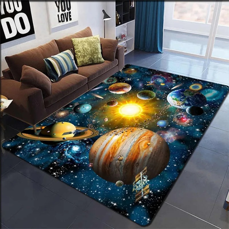 VIKAMA 漫画惑星クリスタルベルベットカーペット大サイズ - Commercial Dishwasher Table のレビューと価格