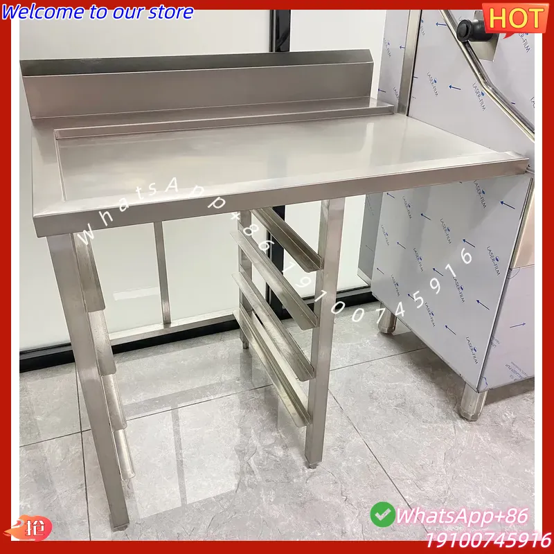 2026CE業務用プレミアム収納ラック、食器収集テーブル付き - Commercial Dishwasher Table のレビューと価格