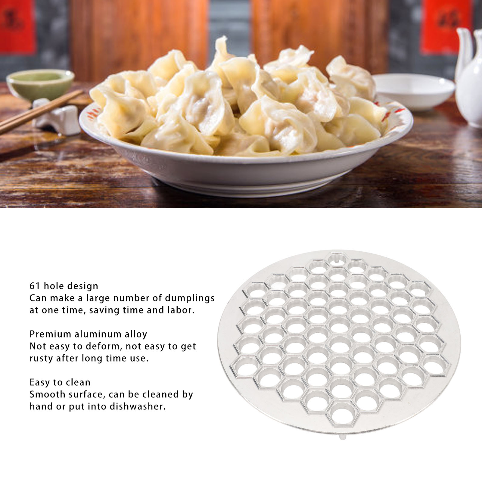 ロシア餃子メーカー多機能ペルメニ作成ツール実用的なアルミ合金 - Commercial Kitchen Accessories のレビューと価格
