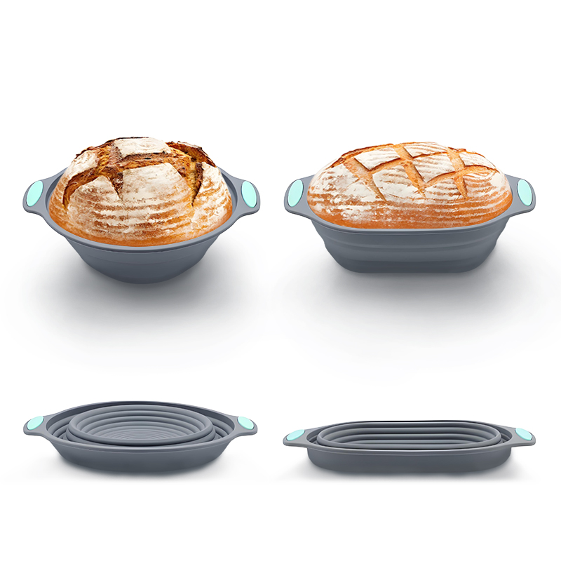 1PC シリコン製折りたたみ式バンネットパン発酵バスケット  - Commercial Kitchen Accessories のレビューと価格