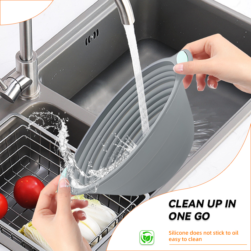 1PC シリコン製折りたたみ式バンネットパン発酵バスケット  - Commercial Kitchen Accessories のレビューと価格