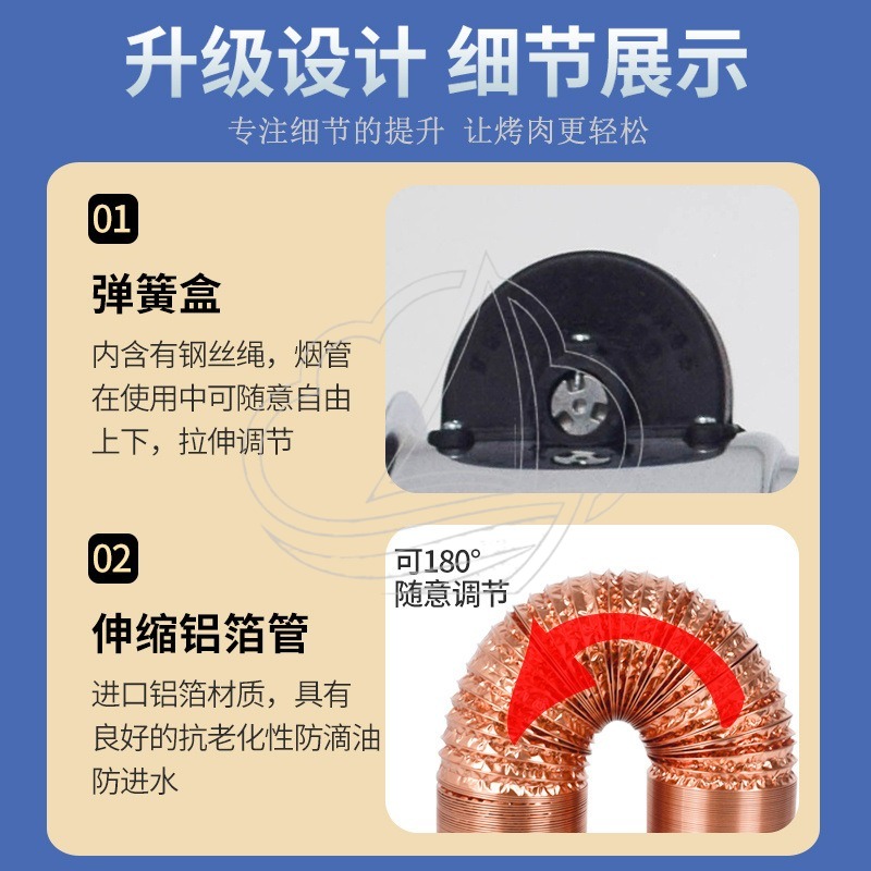 伸縮式排気フード換気扇、韓国焼肉・鍋料理用業務用排気管、キッ - Commercial Kitchen Vent のレビューと価格