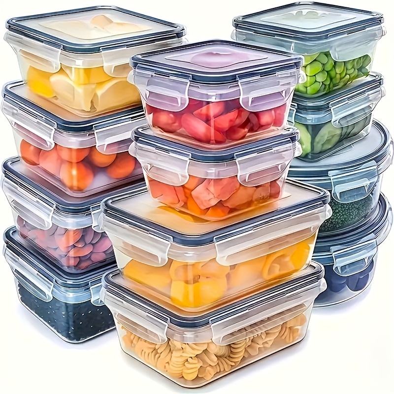 8個セットには、4つの容器と4つの蓋が含まれています。気密食 - Commercial Kitchen Organization のレビューと価格