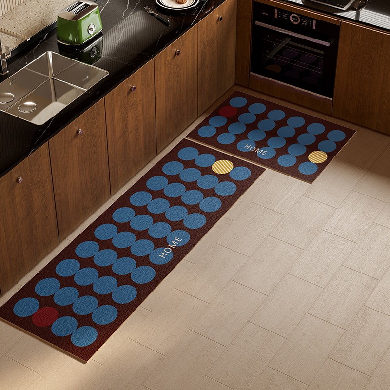 ロングストリップキッチンフロアマット PVCレザーラグ 防水 - Commercial Kitchen Mats のレビューと価格