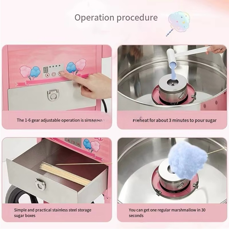 最新リリース コットンキャンディマシンメーカー 業務用自動電 - Candy Floss Machine Commercial のレビューと価格