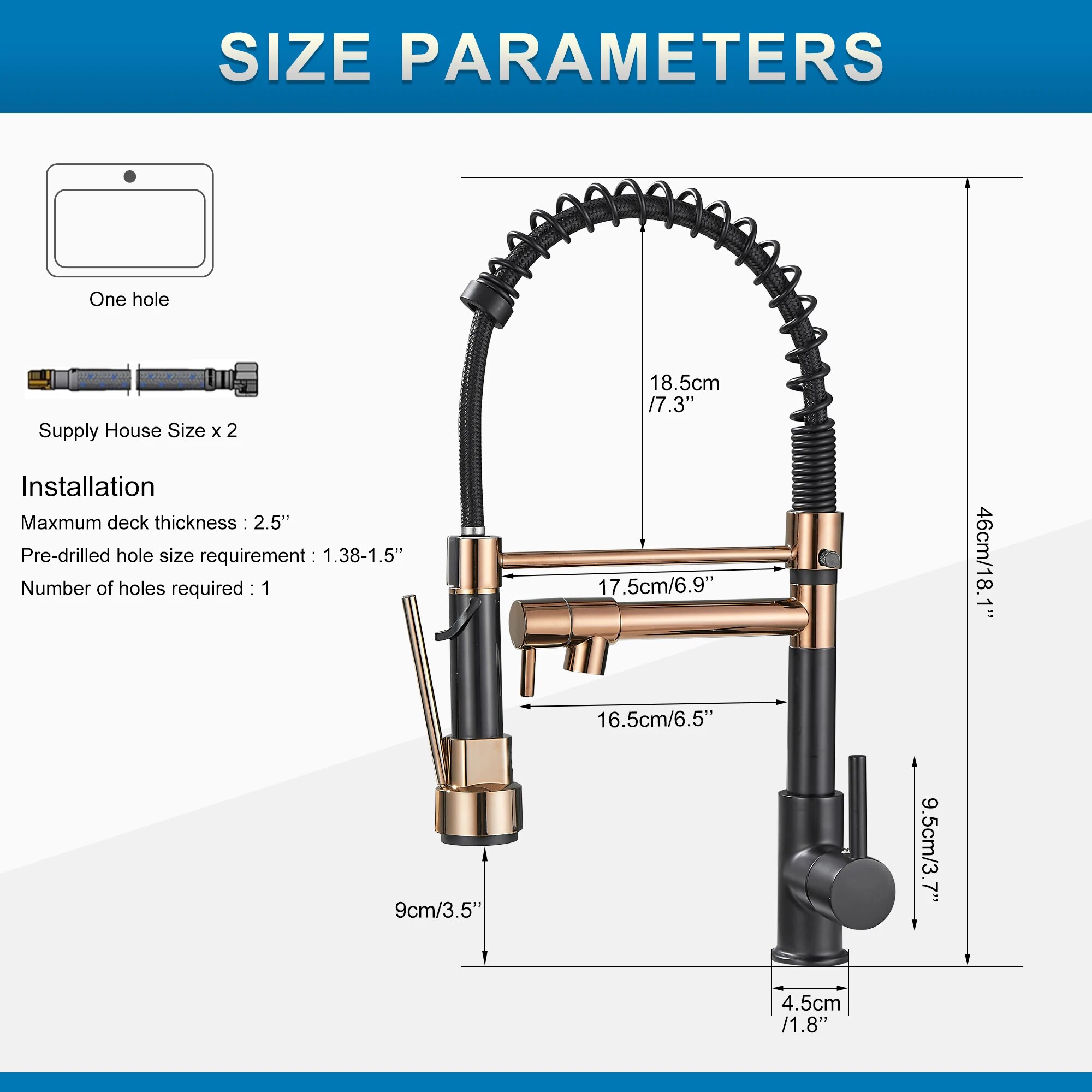 キッチン蛇口 プルダウンスプレー付き ハイアーク シングルハ - Commercial Kitchen Faucet のレビューと価格