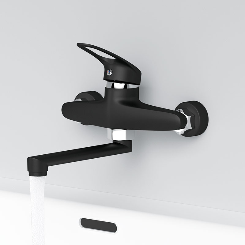 キッチン蛇口ミキサー壁掛けシングルハンドルミキサータップシン - Commercial Kitchen Faucet のレビューと価格