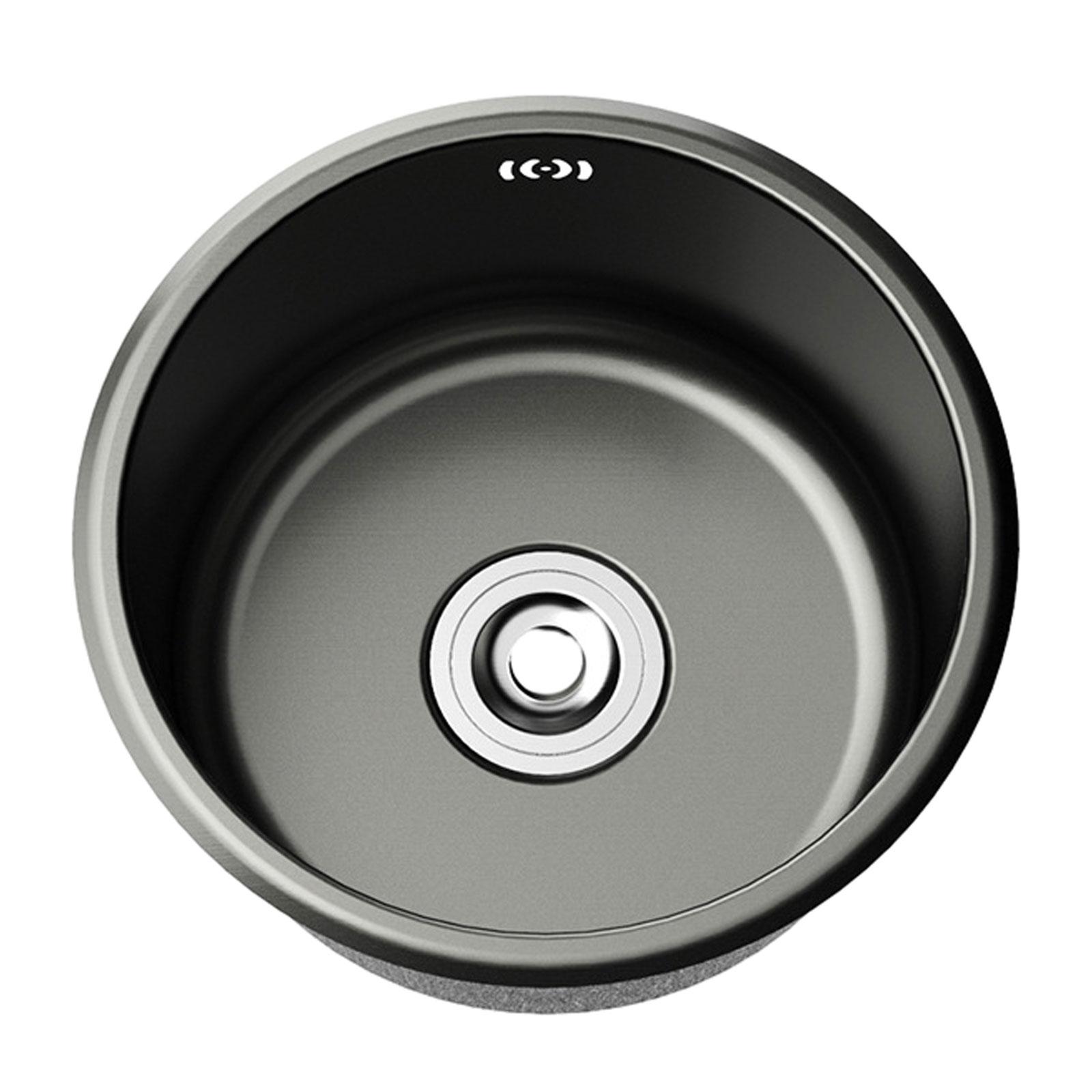 ステンレス製キッチンシンク 28x28cm ブラック 速排水 - Commercial Kitchen Faucet のレビューと価格