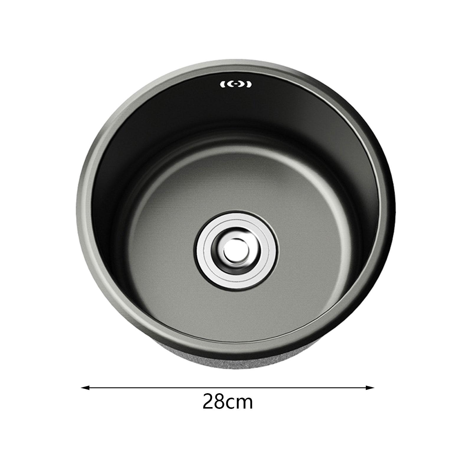 ステンレス製キッチンシンク 28x28cm ブラック 速排水 - Commercial Kitchen Faucet のレビューと価格