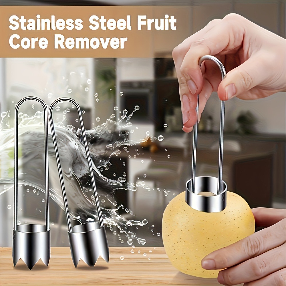 ステンレス製果物野菜芯抜き器、ピーマン種子除去ツール、リンゴ - Commercial Kitchen Setup のレビューと価格