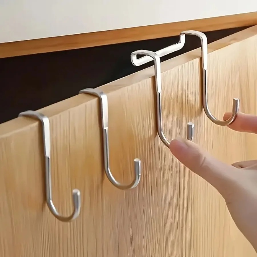 1/5個 ステンレス製ダブルS字型フック 穴あけ不要 キッチ - Commercial Kitchen Organization のレビューと価格