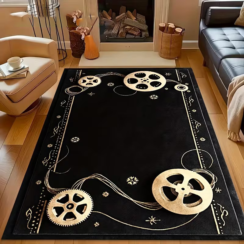 クラシック音楽ヴィンテージビニールレコードカーペットラグリビ - Commercial Kitchen Mats のレビューと価格
