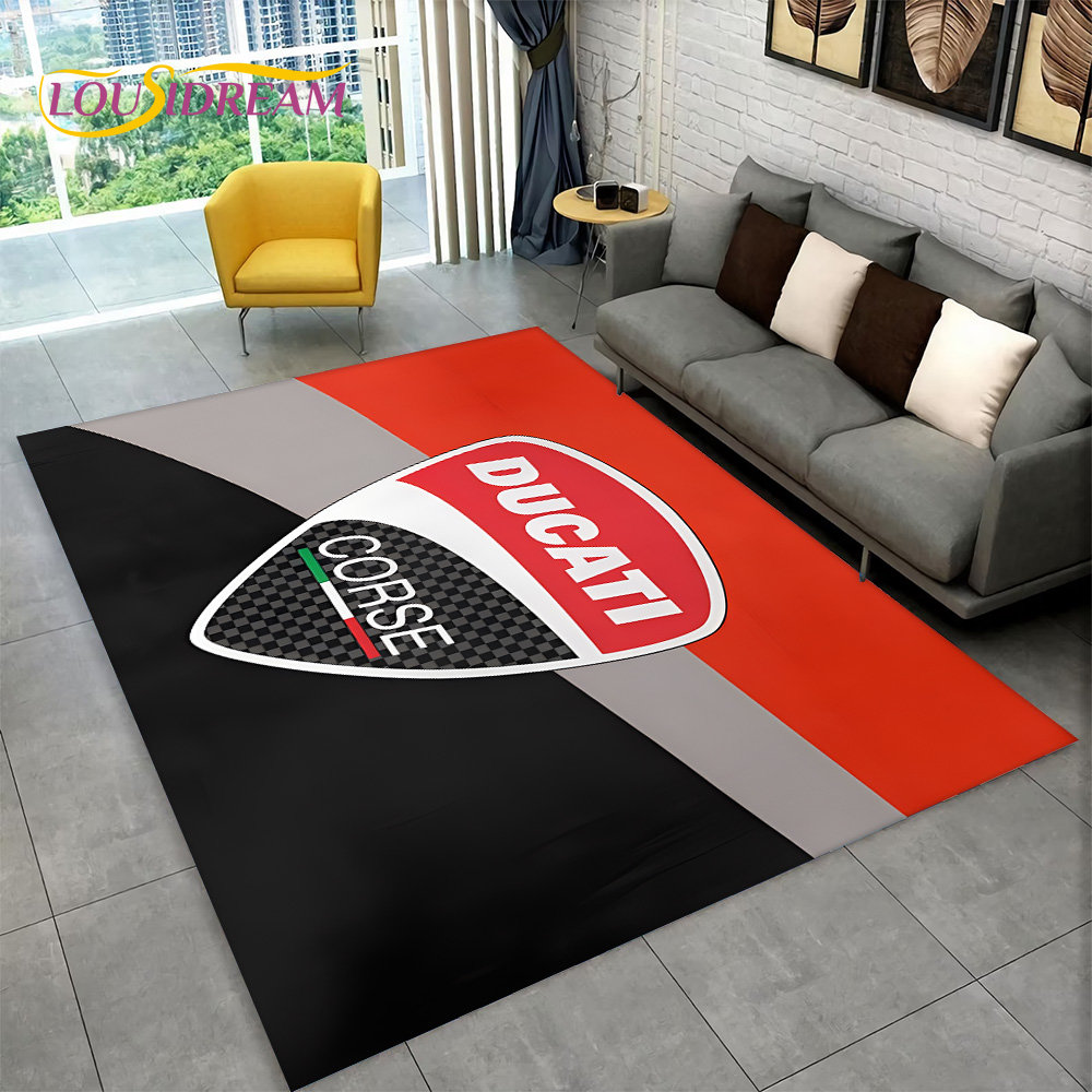 3D D-Ducati パターンエリアラグ 大型、リビングル - Commercial Kitchen Mats のレビューと価格