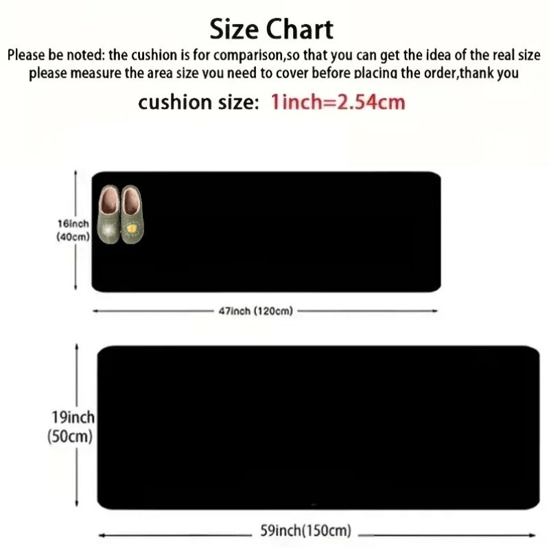 黒と白のバレンタインデーパターンロングカーペット家の装飾に適 - Commercial Kitchen Mats のレビューと価格