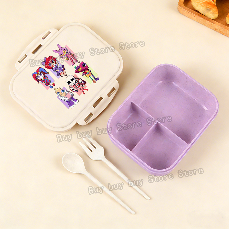 アニメアメージングデジタルサーカスランチボックスポータブル弁 - Commercial Kitchen Organization のレビューと価格