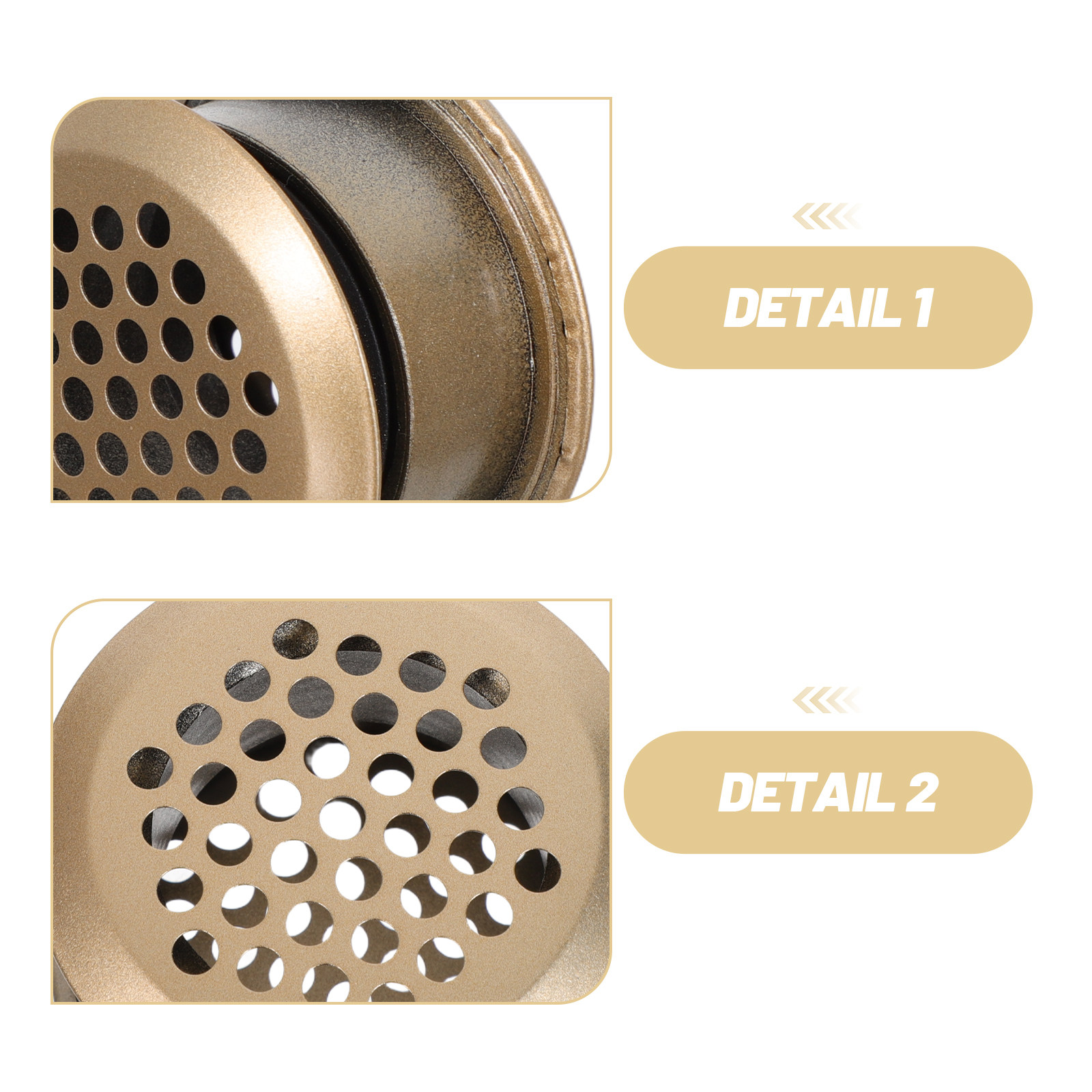 6 個のステンレス鋼ベントカバーキャビネットドア換気グリルグ - Commercial Kitchen Vent のレビューと価格