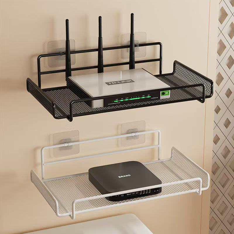 ステンレス製ルーターシェルフ 穴あけ不要 WiFi 壁掛けル - Commercial Kitchen Organization のレビューと価格
