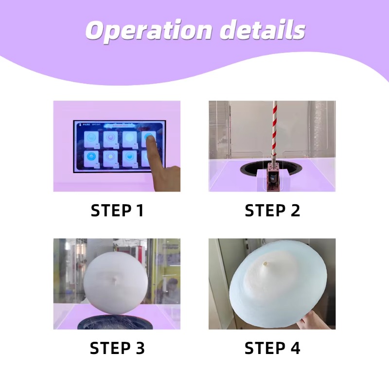 T30工場製ミニ業務用半自動綿菓子製造販売機 - Candy Floss Machine Commercial のレビューと価格